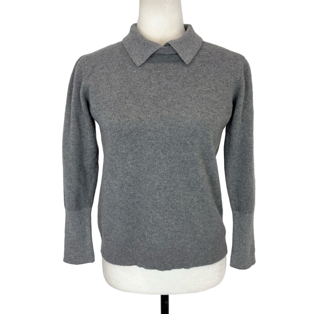 Fabiana Filippi grey cashmere sweater